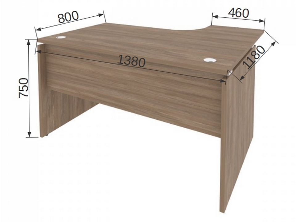 Офисная мебель ONIX O.SA-3L Стол эргономичный левый